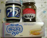 ★クリームチーズ＋岩のりちゃん★作り方1写真