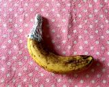 アルミの帽子バナナ＊イオンの力で保存覚書作り方6写真