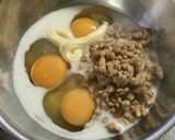 雑な男料理：豚ミンチのサンドイッチ！！作り方3写真