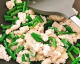 夏バテ解消！挽肉野菜ナッツ黒酢炒め冷奴作り方1写真