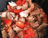 炊飯器で牛肉とトマトの煮込み作り方3写真
