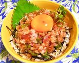 焼肉のタレで☆ネギトロユッケ丼！作り方1写真