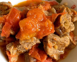 炊飯器で牛肉とトマトの煮込み作り方4写真