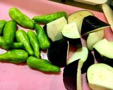 ナスとししとうと豚肉の甘酢炒め作り方1写真