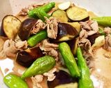 ナスとししとうと豚肉の甘酢炒め作り方4写真