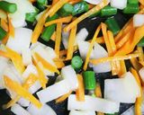 〔常備菜〕凍った豆腐で♪給食の炒り豆腐作り方5写真