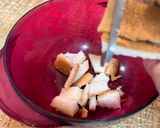パンの耳でフレンチトースト作り方1写真
