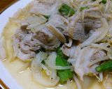 豚ばら塩ダレ炒め。作り方6写真