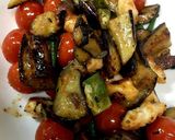 ちょい辛♪タコと夏野菜のチーズ焼き作り方11写真