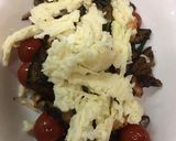 ちょい辛♪タコと夏野菜のチーズ焼き作り方12写真