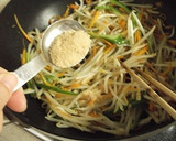 もやしと人参とピーマンとじゃこの甘酢炒め作り方4写真