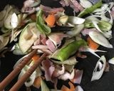 白だしでパパッと簡単！夏野菜で焼うどん♡作り方4写真