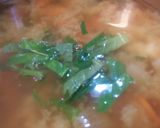 さわやか大葉味噌汁。作り方7写真