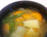 さわやか大葉味噌汁。作り方8写真