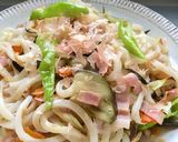 白だしでパパッと簡単！夏野菜で焼うどん♡作り方7写真