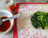 小松菜のからし和え。作り方4写真
