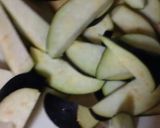 ナスとピーマンの甘味噌炒め(オクラ)作り方1写真