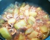 はぐらうりと豚肉の生姜煮♪作り方7写真
