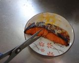 最適の焼き鮭の皮の食べかた作り方4写真