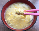 とうもろこしのひげ＆玉ねぎ＆卵の味噌汁作り方1写真
