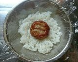 超簡単❗冷食おかず入りお握り☆☆☆作り方3写真