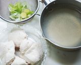 鶏胸肉のサラダとレタスのスープ作り方4写真