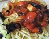なすトマトパスタ（血管ダイエット1270作り方5写真