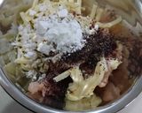 とり挽き肉のゆかりハンバーグ★簡単お弁当作り方1写真