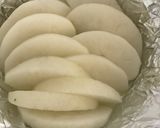 スキレットで梨のアップサイドダウンケーキ作り方4写真