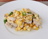 簡単！鶏むね肉ととうもろこしのバター醤油作り方5写真