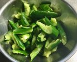 雑な男料理：きゅうりの生姜昆布佃煮和え作り方3写真