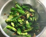雑な男料理：きゅうりの生姜昆布佃煮和え作り方7写真