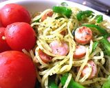 お湯を沸かさないパスタ調理法＜バジリコ＞作り方7写真