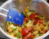 たっぷり夏野菜のコンポテサラダ作り方4写真