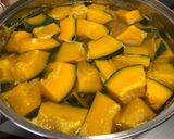 レンジで3分かぼちゃの煮物作り方1写真