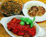 ひき肉で3品から(1)ひき肉と豆のカレー作り方1写真