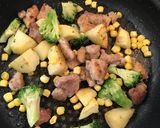 豚ロースでトンテキ目玉焼きのせ丼☆作り方4写真