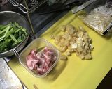 小松菜と豚肉のピリ辛炒め作り方2写真