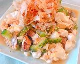 市販の鯖醤油煮で!簡単なゴーヤチャンプル作り方10写真