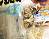 超お手軽！舞茸もやし春雨スープ作り方1写真