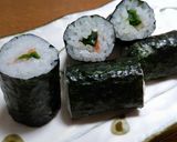 しゃき旨サッパリ長芋と大葉と梅肉の細巻き作り方14写真