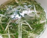 自家製ポン酢でかんぱち冷製香味野菜巻き作り方1写真