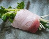 自家製ポン酢でかんぱち冷製香味野菜巻き作り方5写真