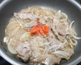 簡単小鉢！生姜が効いた牛丼の素作り方3写真