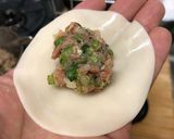 白菜とニラで作るジューシー焼き餃子作り方8写真