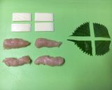 大葉とチーズと鶏ササミdeミニ春巻き♡作り方2写真