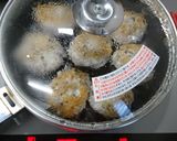 とり挽き肉のゆかりハンバーグ★簡単お弁当作り方3写真