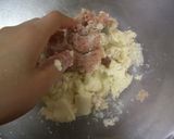 豆腐と魚のハンバーグ（甘辛だれ）作り方1写真