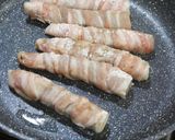 オクラの豚巻き焼き・ピリ辛ポン酢味。作り方4写真