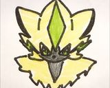 キャラ弁 ポケモン☆ゼラオラ作り方1写真